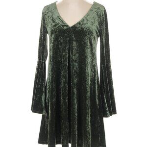 a.n.a green velvet dress